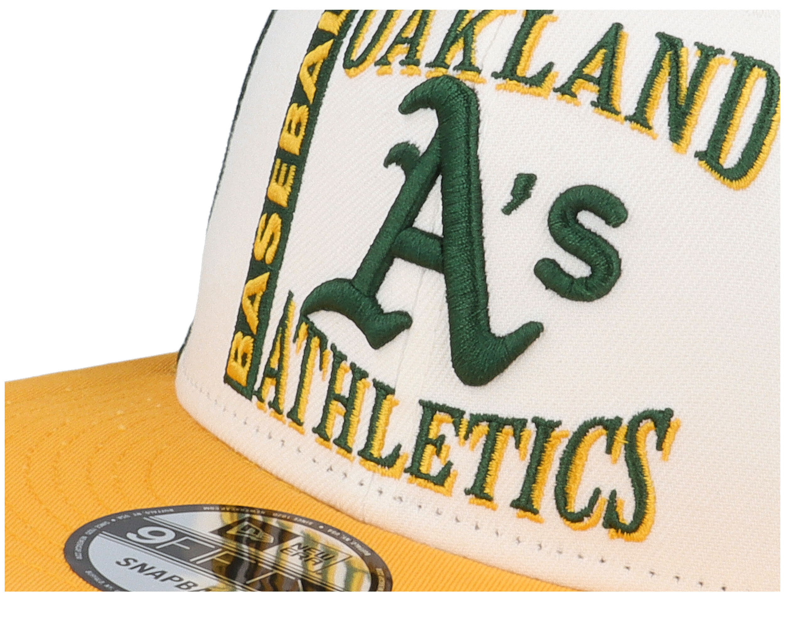 Oakland Athletics 9FIFTY Retrosport D3 White/Dark Green/Yellow