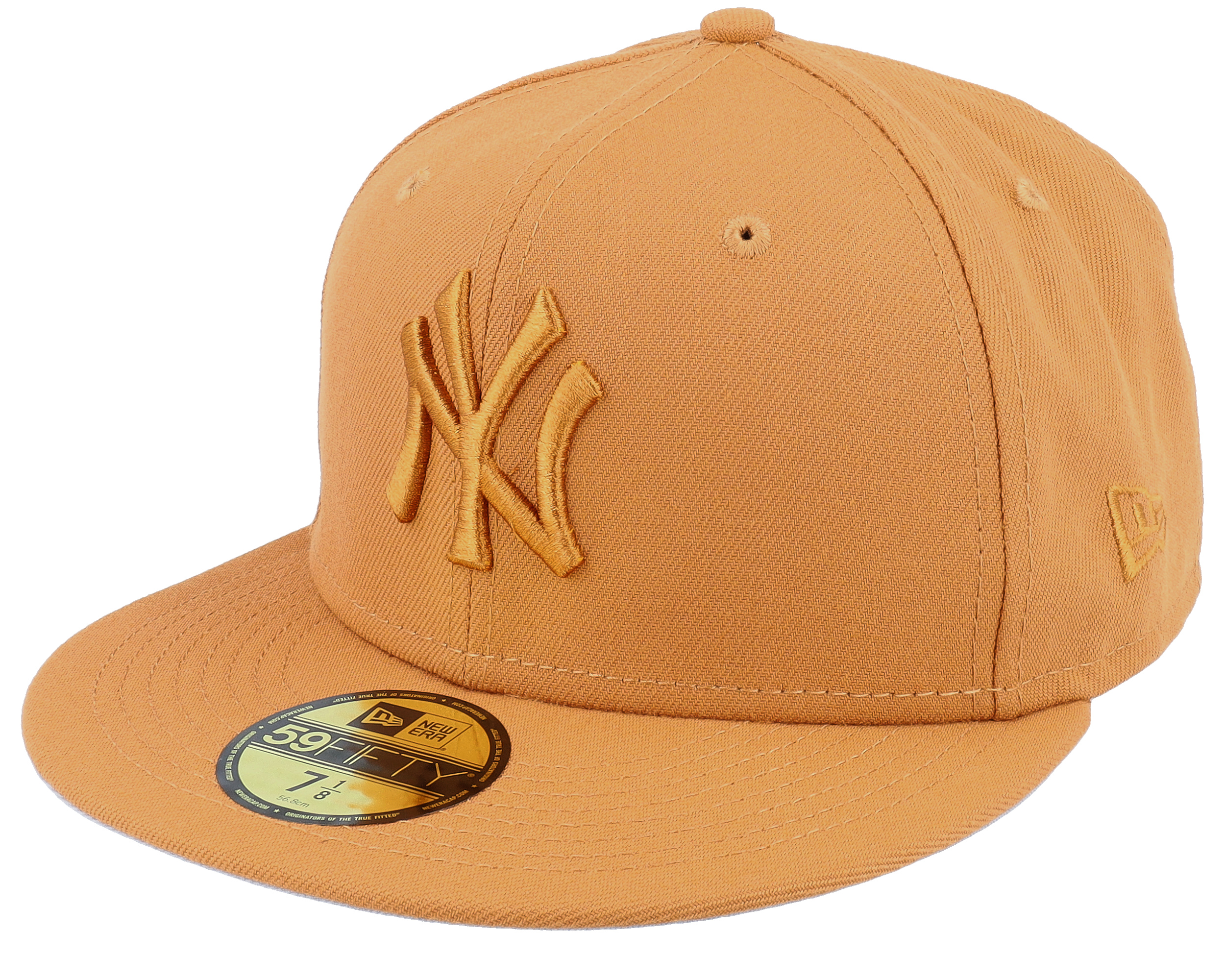 Official New Era MLB Fall New York Yankees Light Brown 59FIFTY