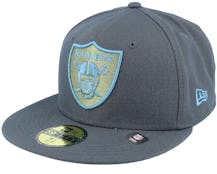 Las Vegas Raiders 59FIFTY Color Pack Grey Fitted - New Era