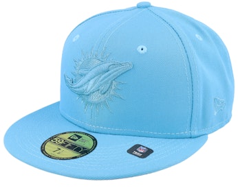 Miami Dolphins 59FIFTY Color Pack Light Blue Fitted
