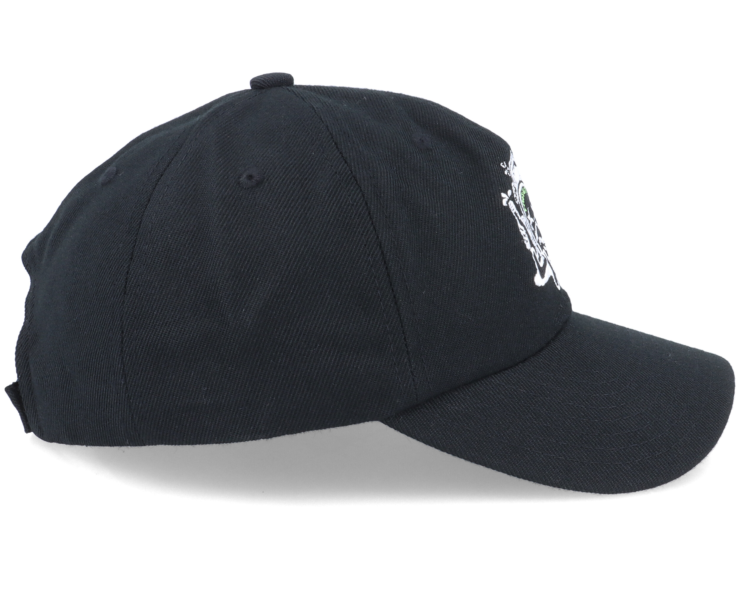 Wasted Time 6 Panel Cv Hat Black Dad Cap - HUF