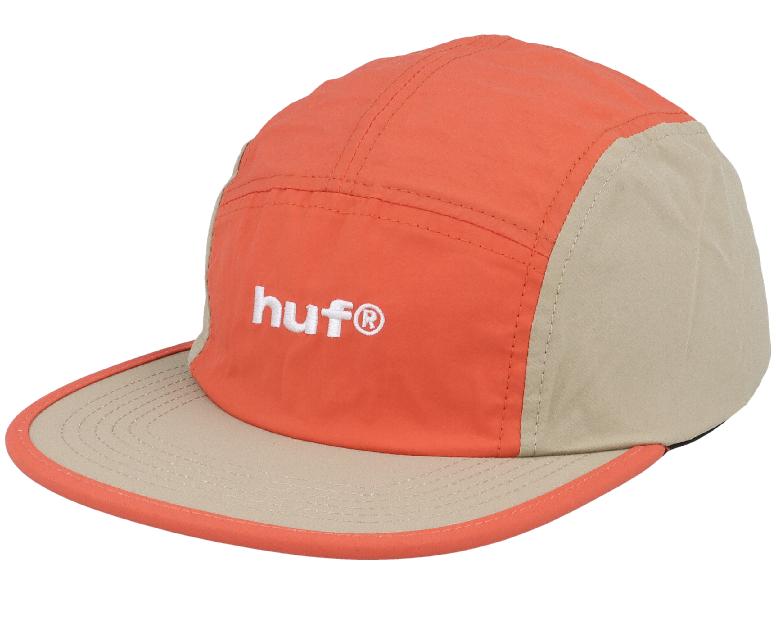 Utility Volley Tan 5-Panel - HUF キャップ、 | Hatstore.com