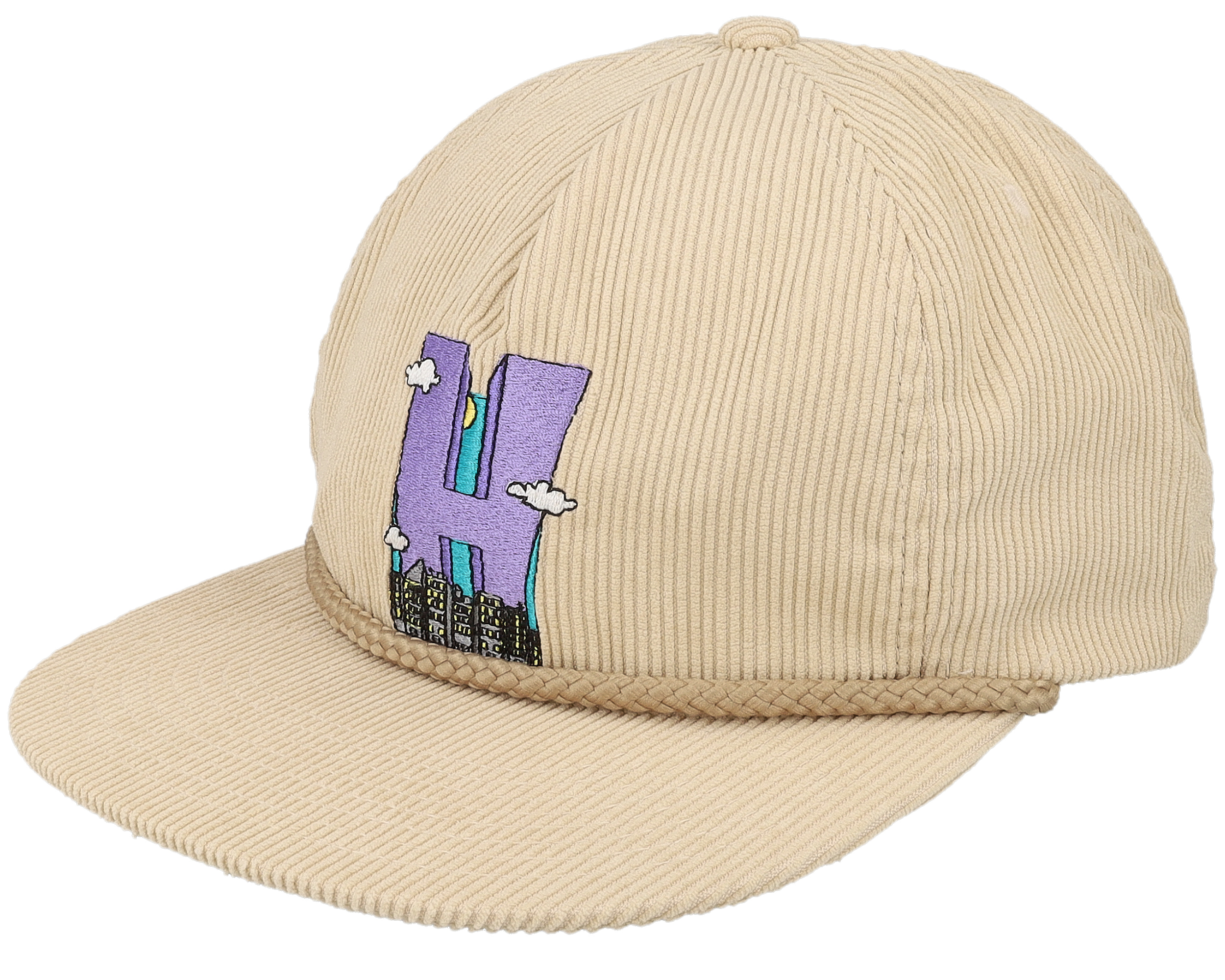 City H Corduroy Natural Snapback - HUF