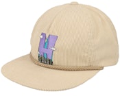 City H Corduroy Natural Snapback