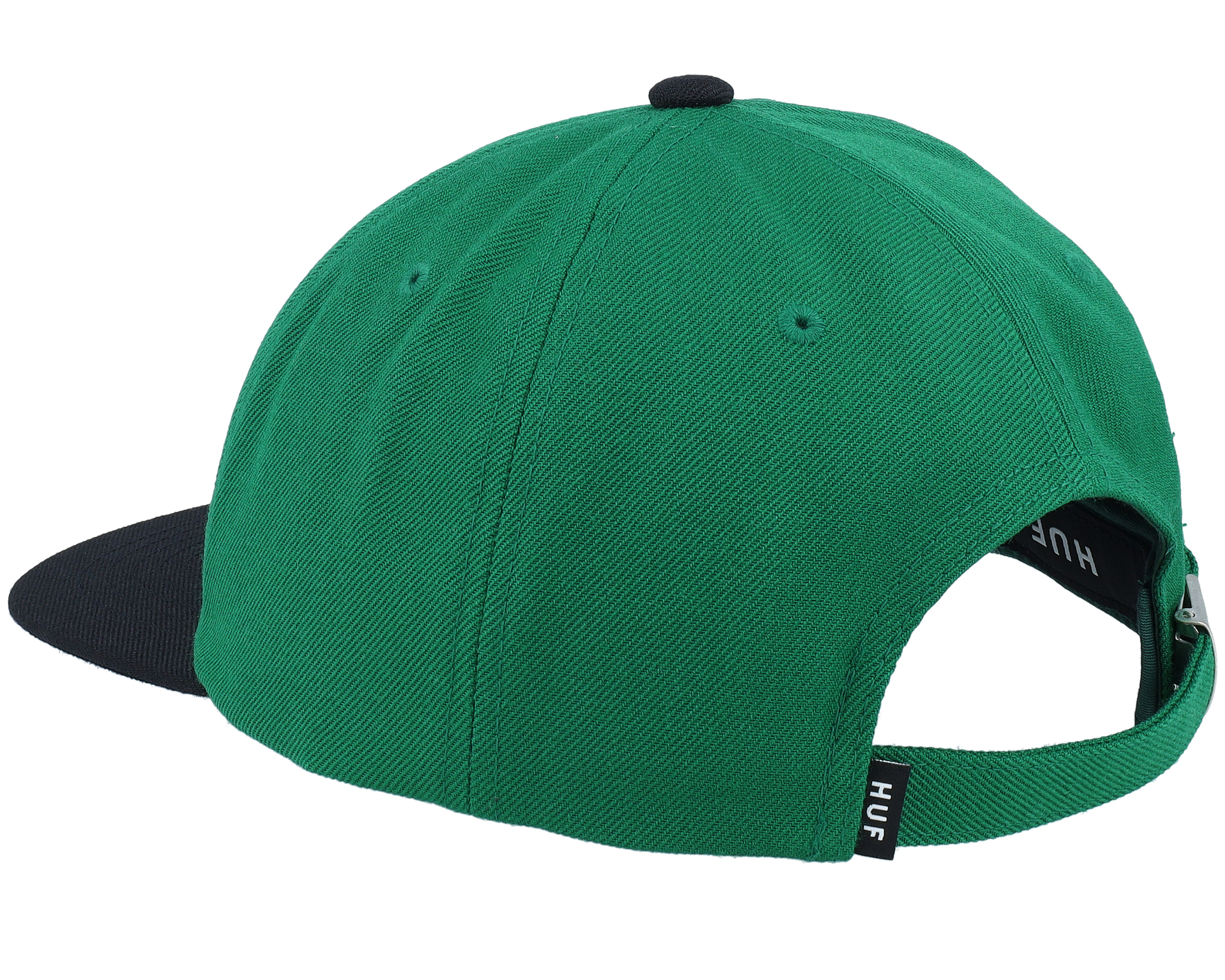 Set Classic H 6 Panel Hat Green/Black Strapback - HUF