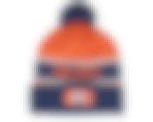 Edmonton Oilers Authentic Pro Game&TrainAthl Navy/Dk Orange Pom - Fanatics