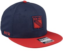 New York Rangers Authentic Pro Game&Train Deep Royal/Red Snapback - Fanatics