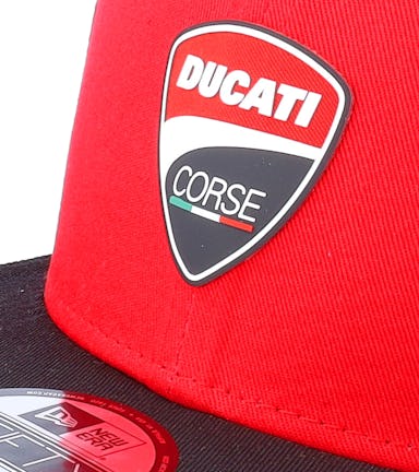 Ducati Italian Flag Visor 9FIFTY Red/Black Snapback - New Era