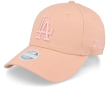 Los Angeles Dodgers Womens League Essential 9FORTY Pink/Pink Adjustable - New Era