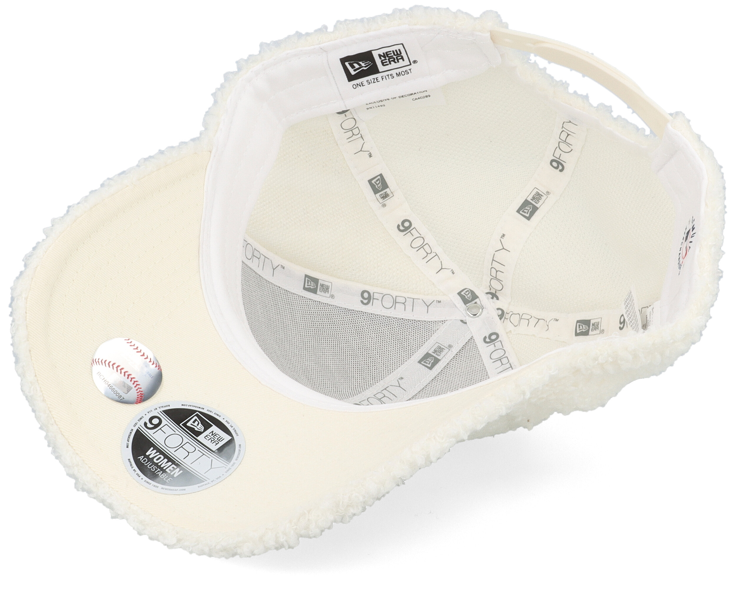 Casquette New Era BORG 9FORTY NEYYAN - Light Beige, Logo CK1, Taille Unique Pour Femmes