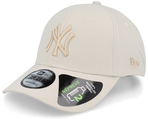 New York Yankees Tonal Repreve 9FORTY Stone/Stone Adjustable - New