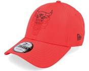 Chicago Bulls Stack Logo 9FORTY Black Adjustable