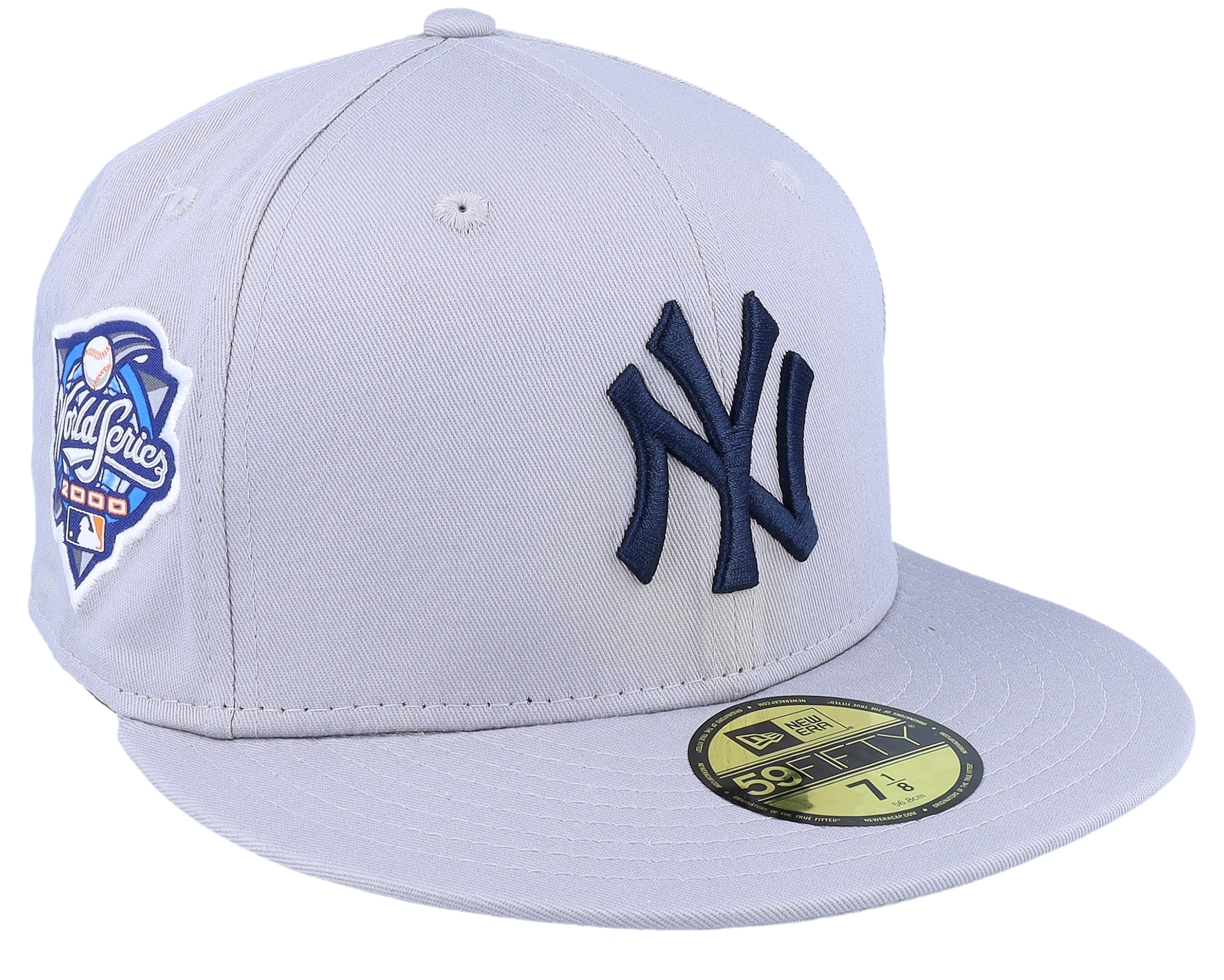 New York Yankees Side Patch 59FIFTY Grey Fitted - New Era