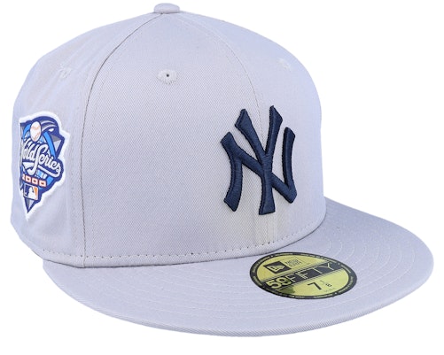 New York Yankees Side Patch 59FIFTY Grey Fitted