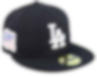 Los Angeles Dodgers Side Patch 59FIFTY Black Fitted - New Era