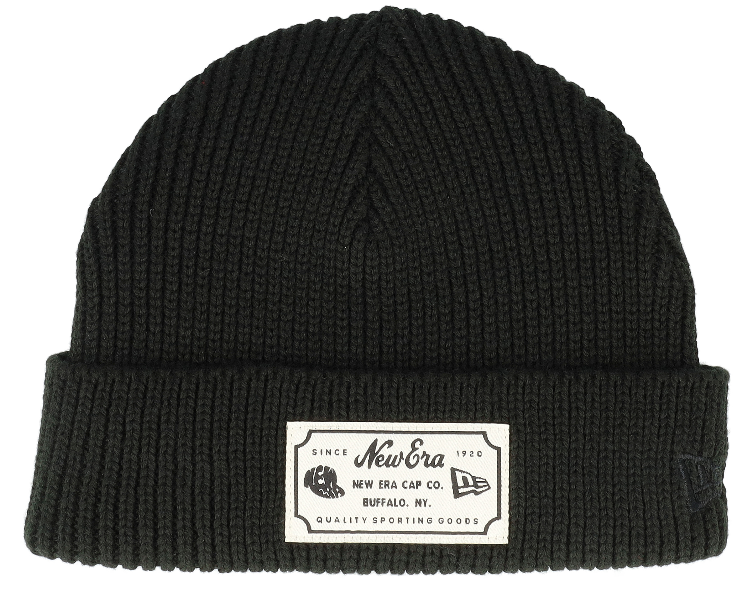 Patch Black Short Beanie - New Era Beanie 