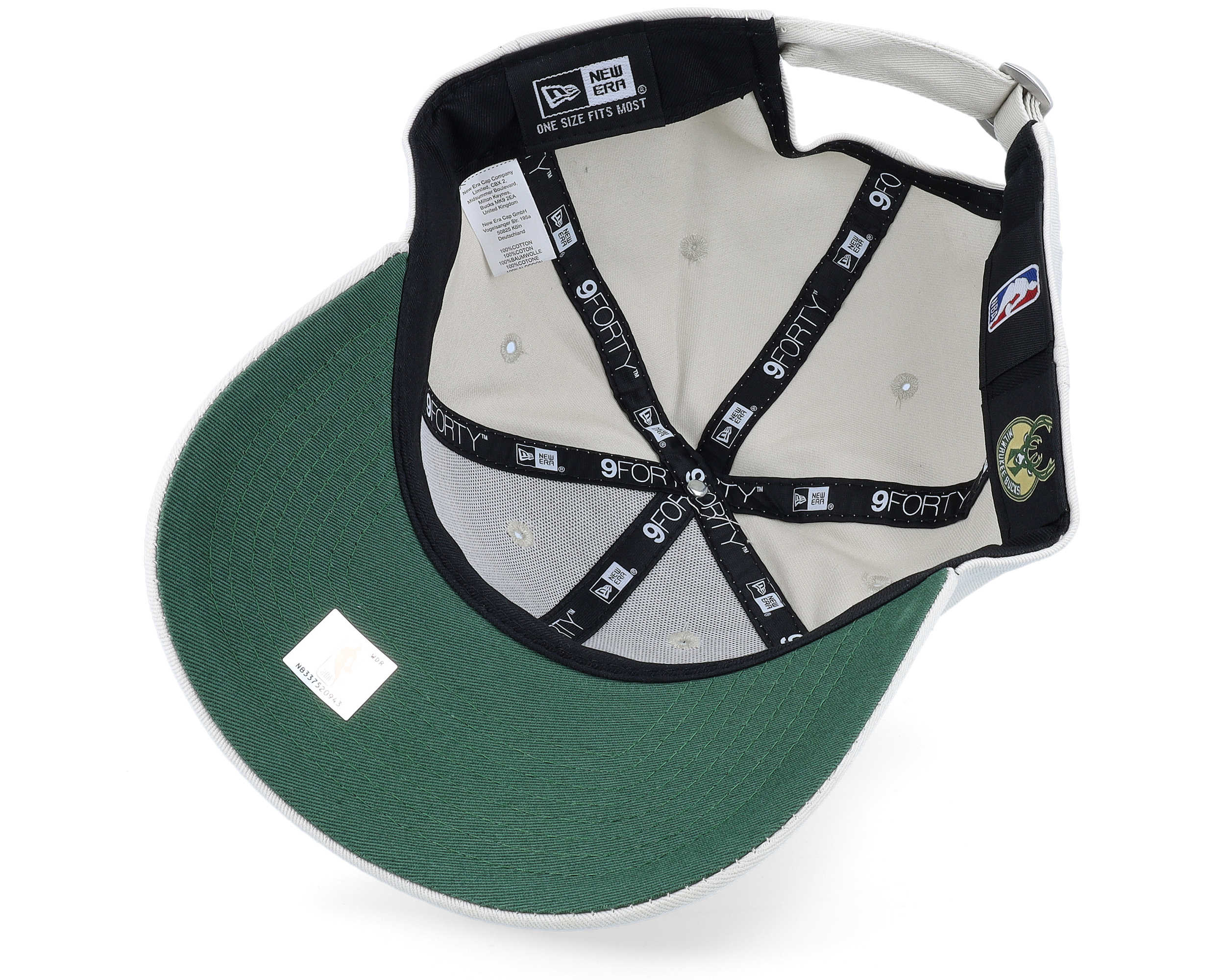 NewEra 9FORTY NBA　MILWAUKEE BUCKS NEW ERA 9FORTY A-FRAME NBA MILWAUKEE BUCKS TWO TONE / GREY