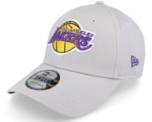 Los Angeles Lakers NBA Essential 9FORTY Grey Adjustable - New Era