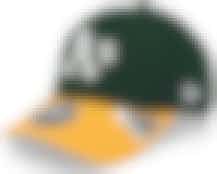 Oakland Athletics MLB Logo 9FIFTY Dark Green/Yellow Adjustable - New Era