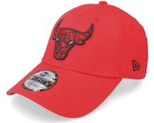 Chicago Bulls Marble Infill 9FORTY Red Adjustable - New Era