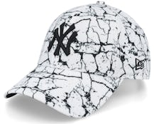 New York Yankees Marble 9FORTY White/Black Adjustable - New Era
