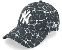 New York Yankees Marble 9FORTY Black/White Adjustable - New Era