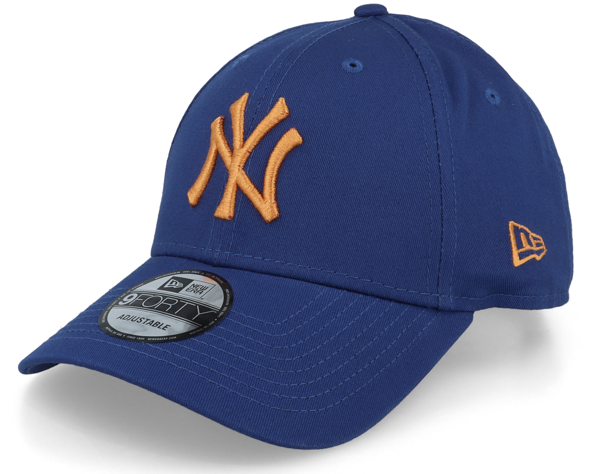 New York Yankees League Essential 9FORTY Royal/Wheat Adjustable - New ...