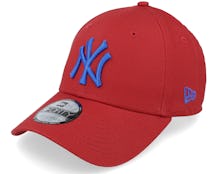 New York Yankees League Essential 9FORTY Cardinal/Royal Adjustable - New Era