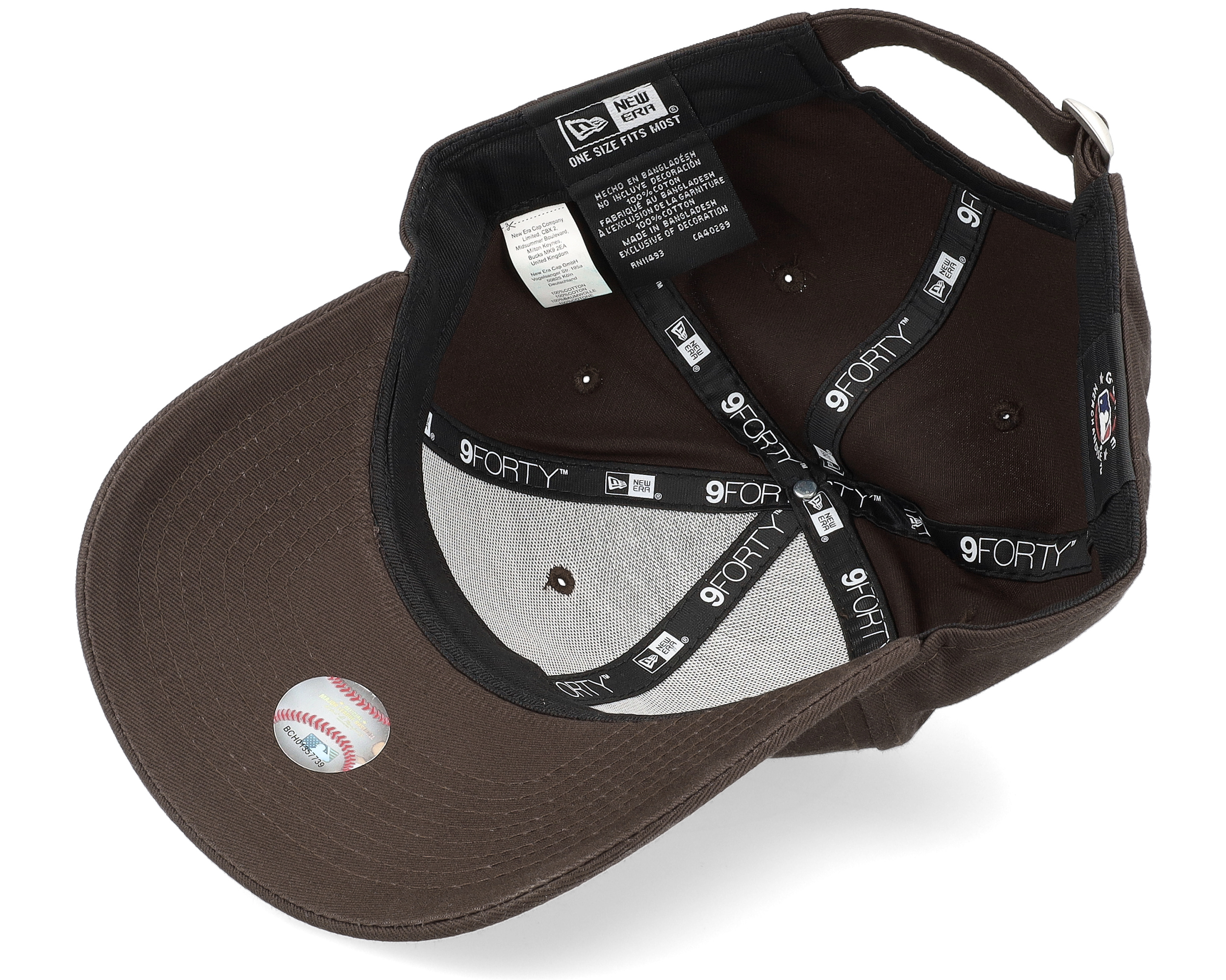 ハット New Era League Essential NY Yankees Brown Cap 60471457 Womens League Essential New York Yankees 9FORTY Cap | New