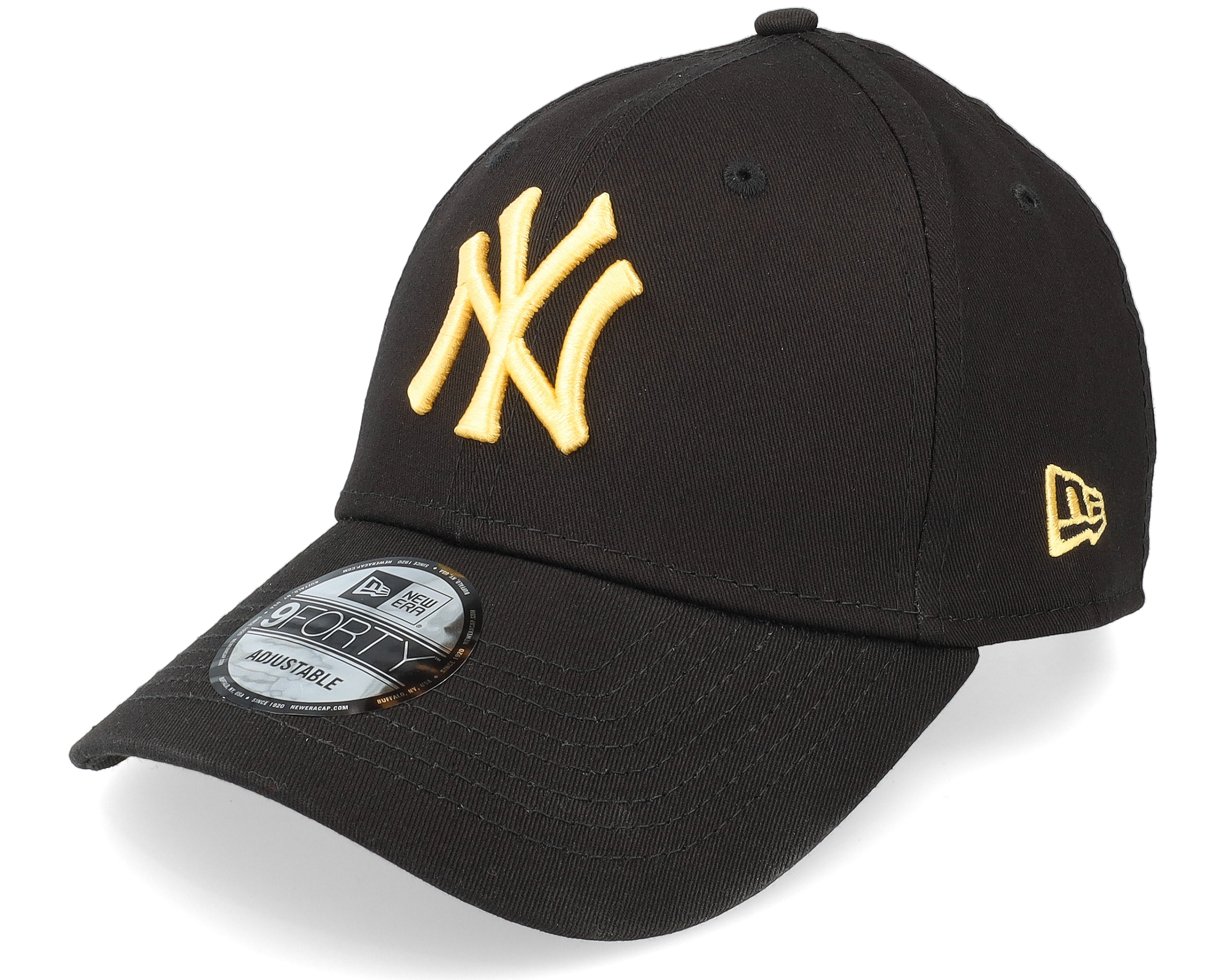 New York Yankees League Essential 1 9FORTY Black Adjustable New Era Cap Hatstore