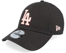 Los Angeles Dodgers League Essential 9FORTY Black/Pink Adjustable - New Era