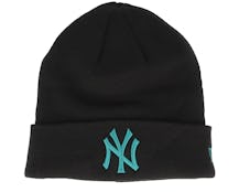 New York Yankees League Essential Black/Teal Cuff - New Era