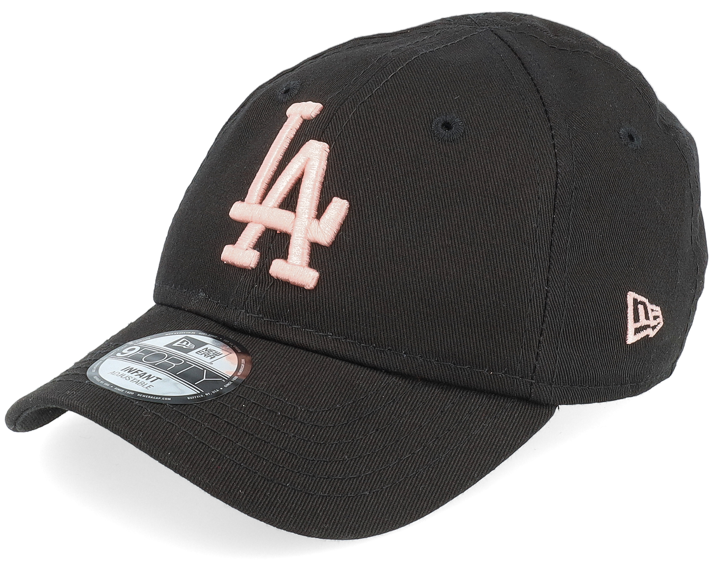 Kids Los Angeles Dodgers Infant 1 League Essential 9FORTY Black/Pink