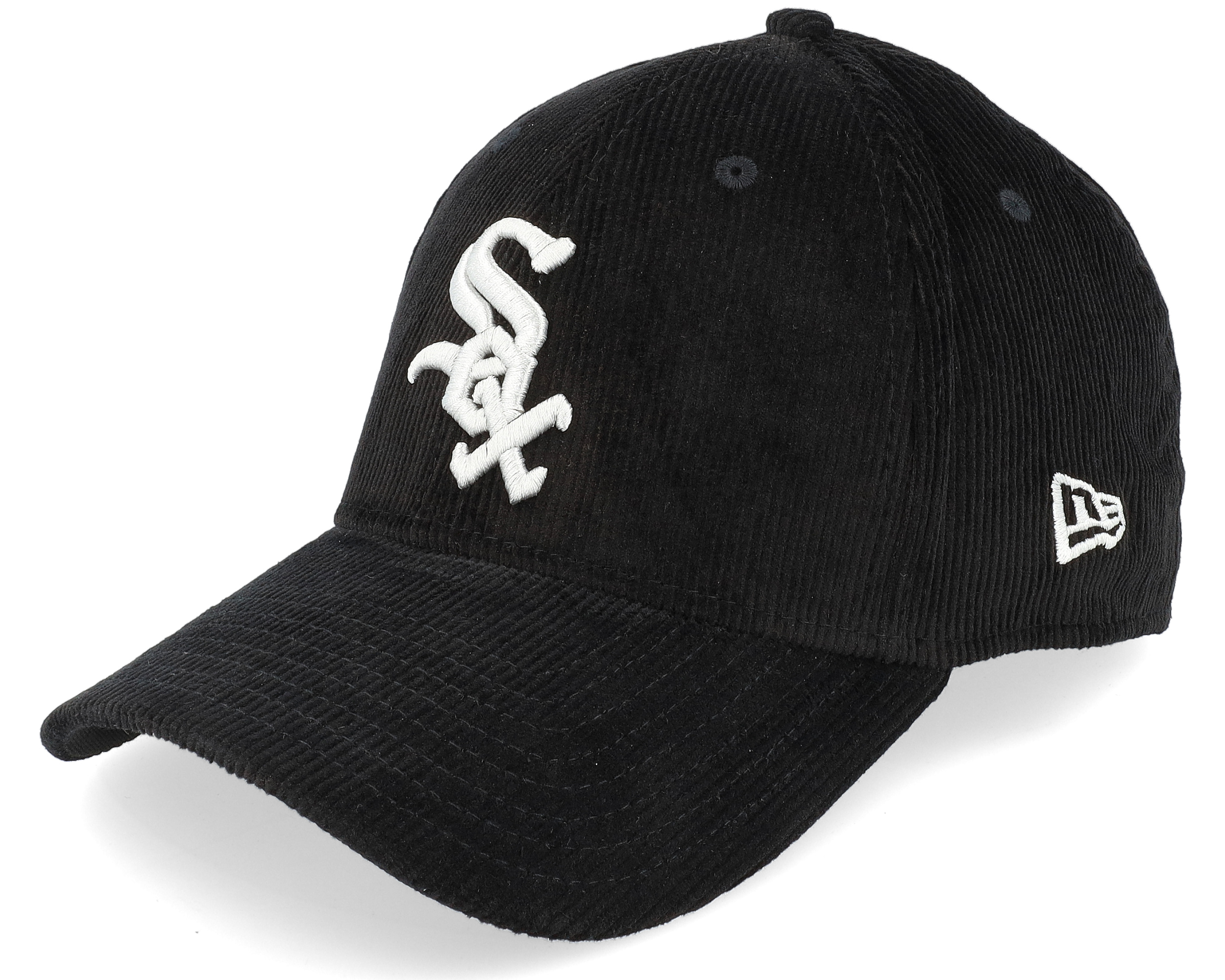 Chicago White Sox Cord 39THIRTY Black/White Flexfit - New Era cap ...