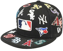 All Over Patch 59FIFTY MLB Black Fitted - New Era