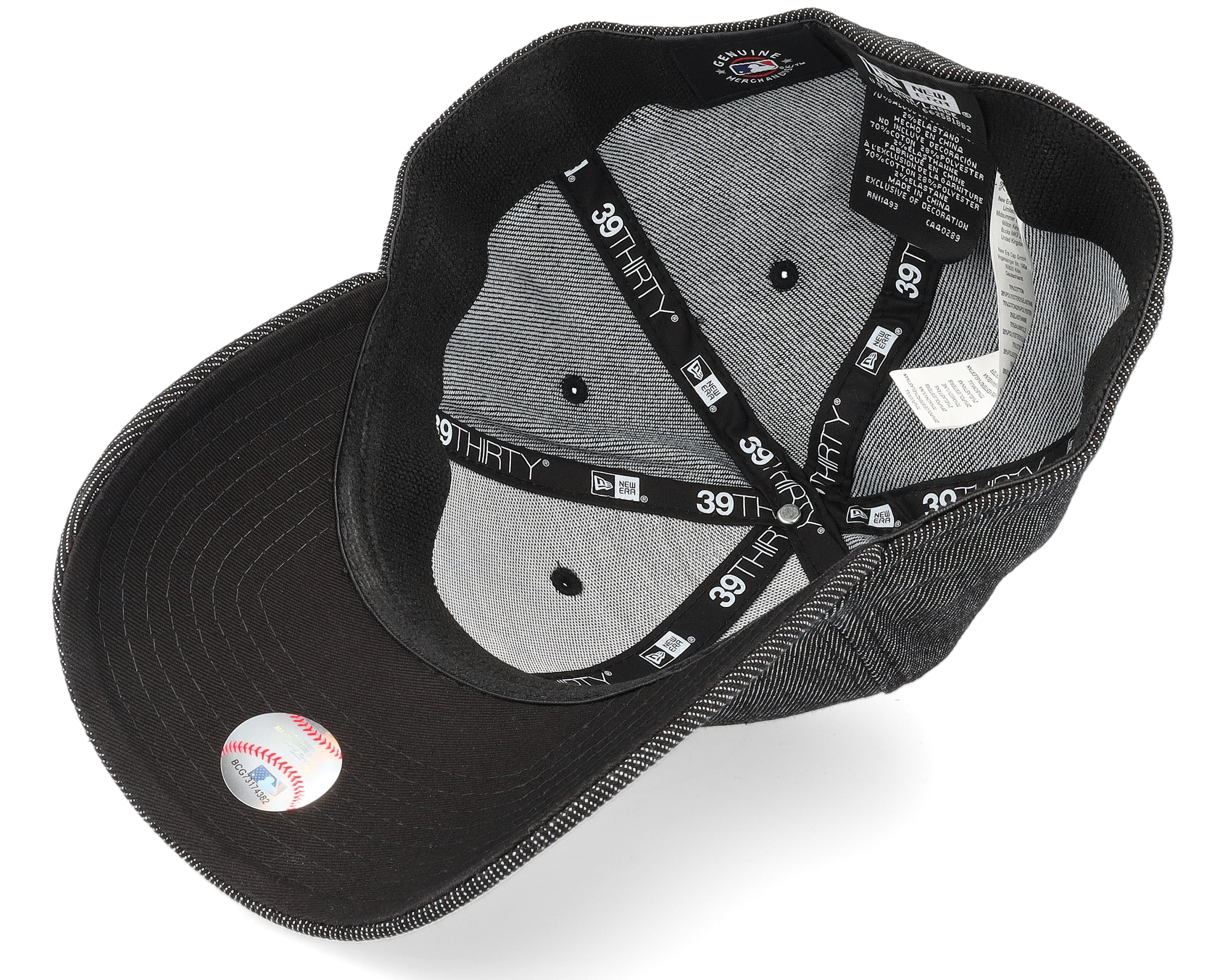 Hatstore Exclusive x New York Yankees Washed Denim 39THIRTY Black