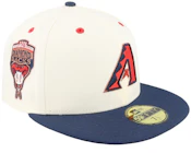 Arizona Diamondbacks Cookie 59FIFTY Cream/Navy/Grey Fitted
