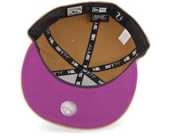 New York Yankees Launch 59FIFTY Wheat/Purple Fitted