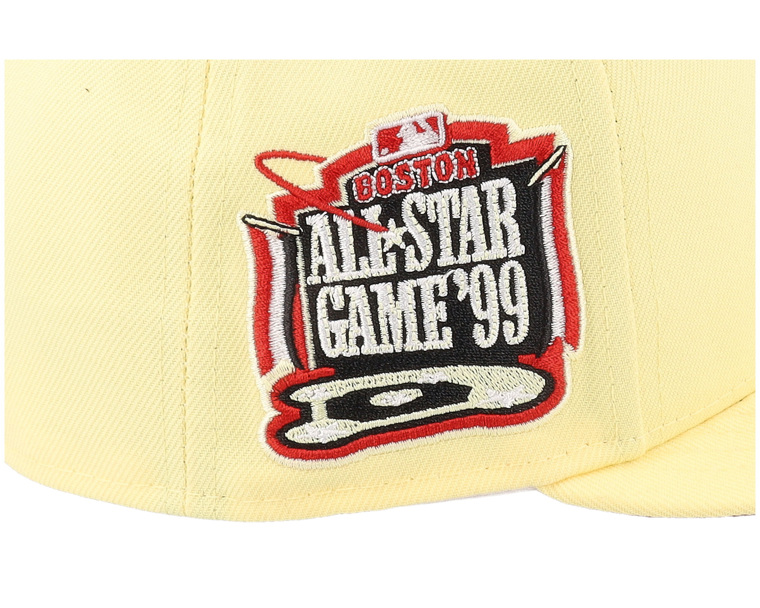 【US限定】New Era 59FIFTY Boston Red Sox ASG1999 LightYellow Boston Red Sox Launch 59FIFTY Pastel Yellow Fitted - New Era