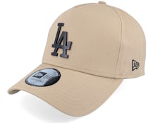 Hatstore Exclusive x Los Angeles Dodgers Metal Logo 9FORTY Camel/Black Adjustable - New Era