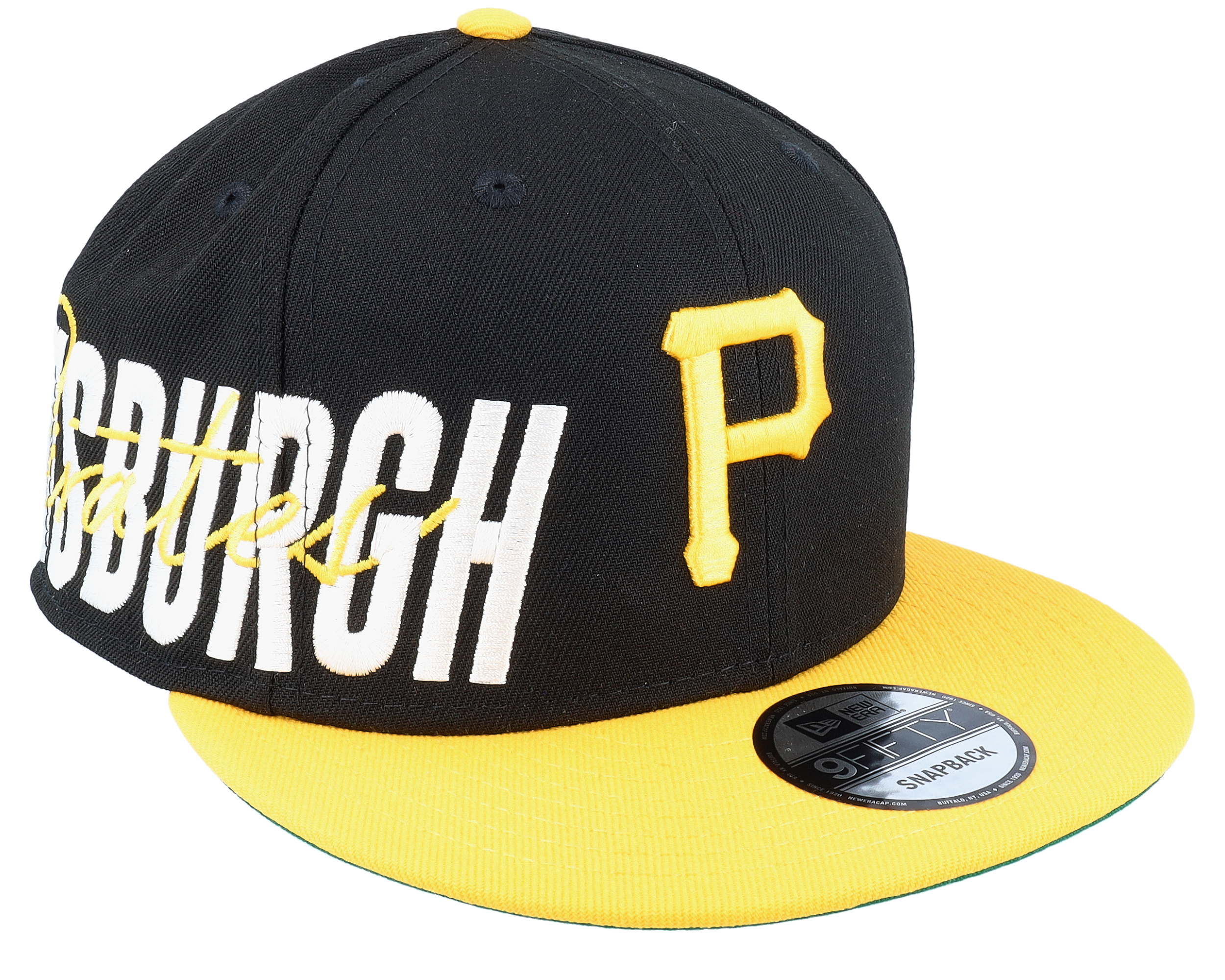 New Era Pittsburgh Pirates 9FIFTY Black & White Snapback Hat