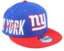 New York Giants 9FIFTY Sidefont Royal/Red Snapback - New Era