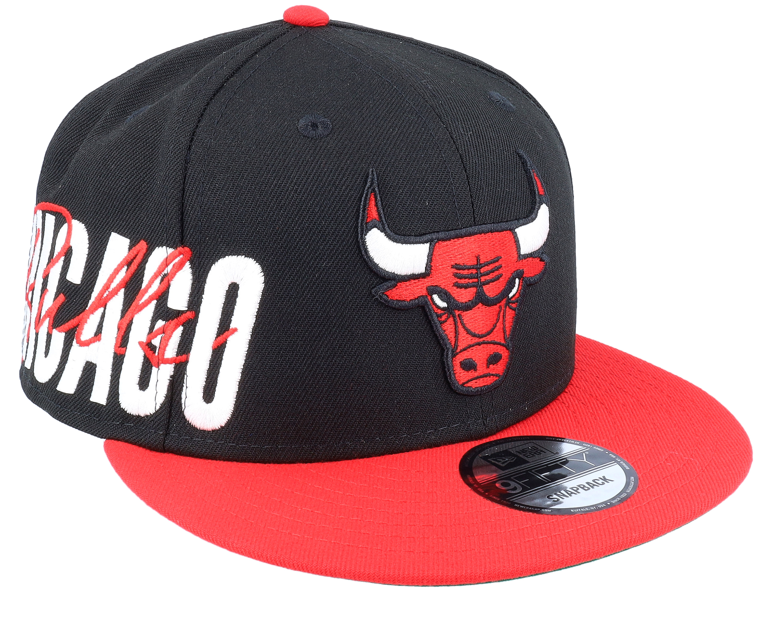 Chicago Bulls 9FIFTY Sidefont Black/Red Snapback - New Era 棒球帽