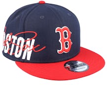 Boston Red Sox 9FIFTY Sidefont Navy/Red Snapback - New Era