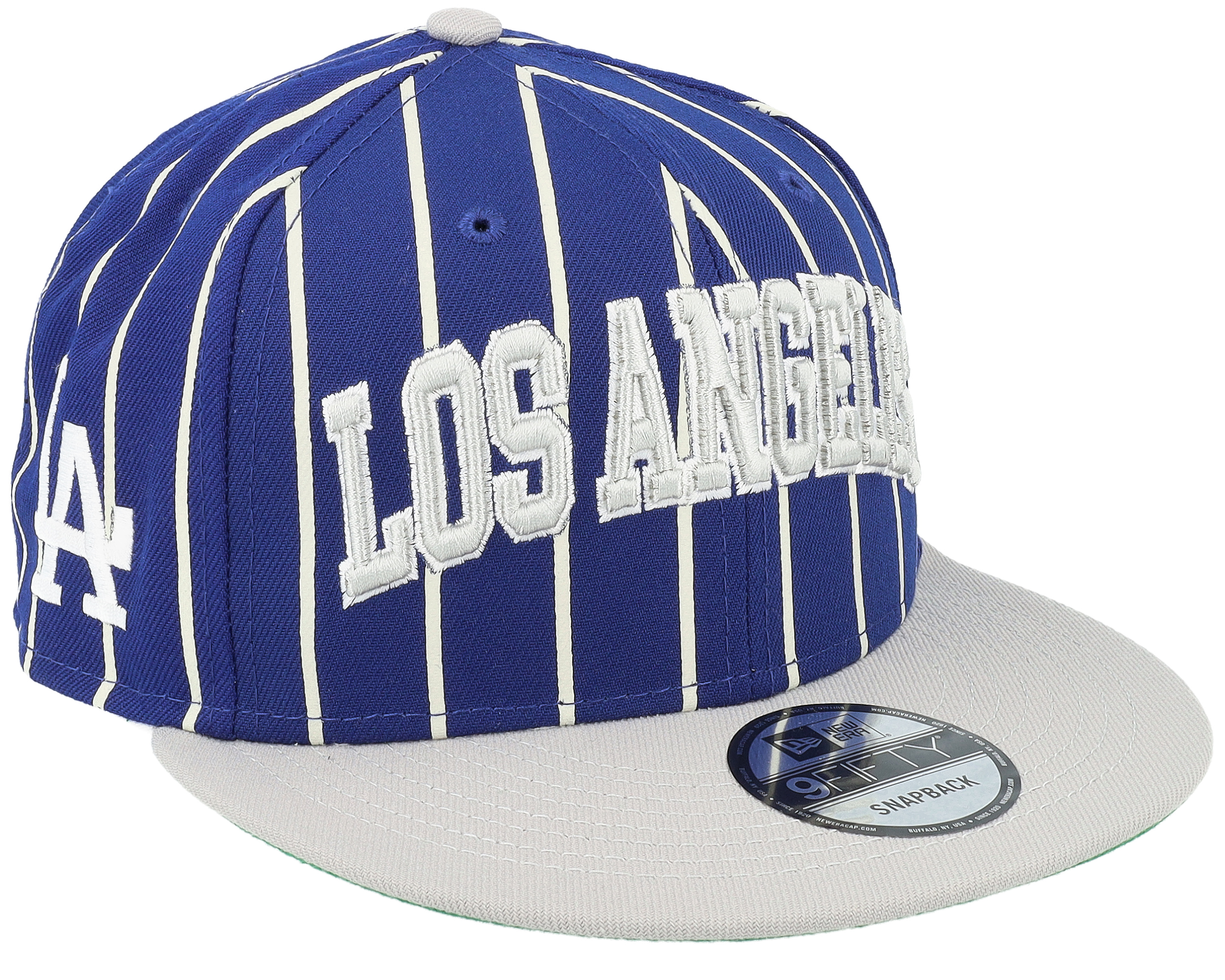 Royal Blue Los Angeles Dodgers Gray Pinstripe New Era Short