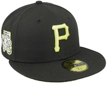 Pittsburgh Pirates 59FIFTY Summerpop Black/Neon Fitted - New Era