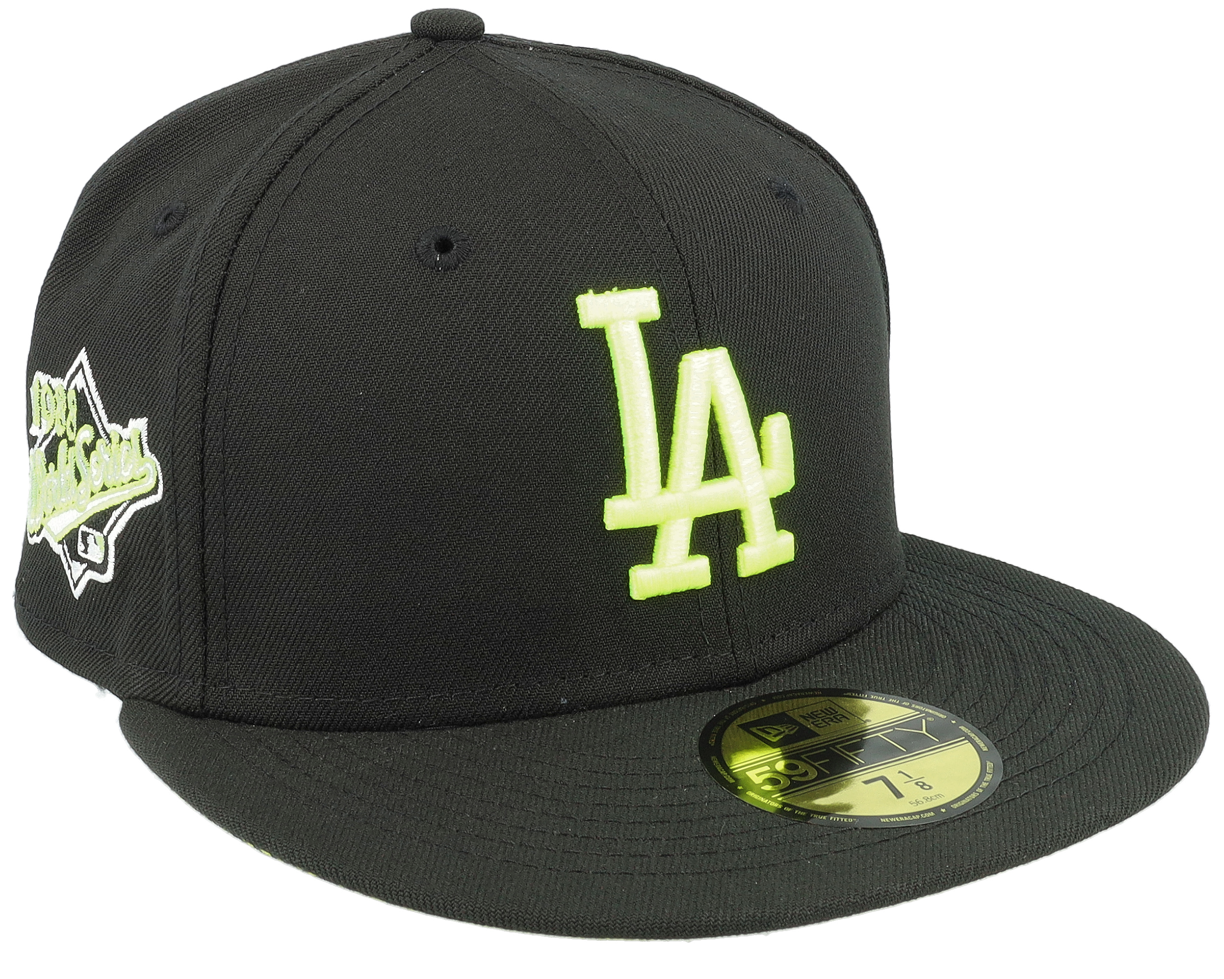 Los Angeles Dodgers 59FIFTY Summerpop Black/Neon Fitted - New Era keps ...