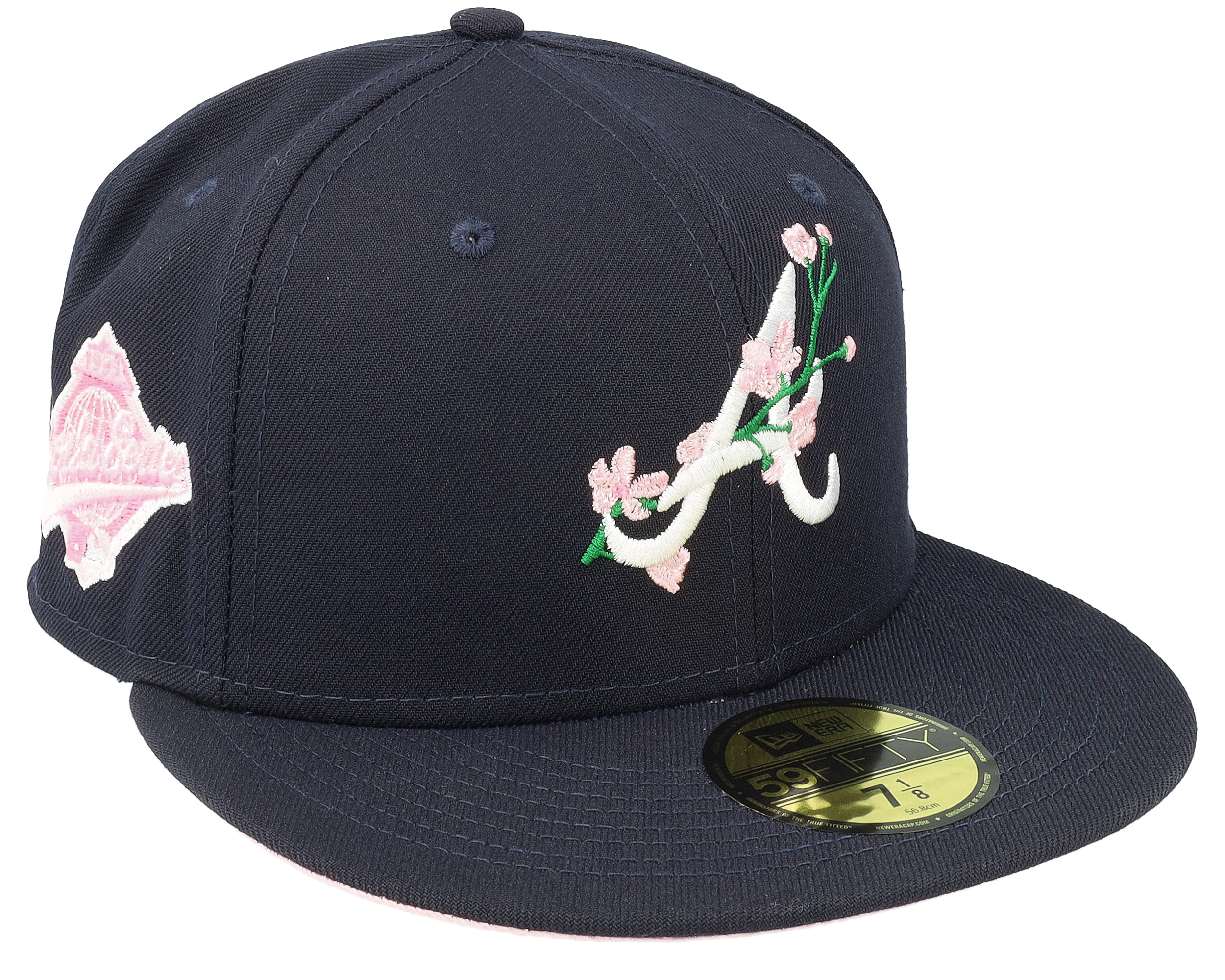 Atlanta Braves 59FIFTY Sidepatchbloom Navy Fitted - New Era cap