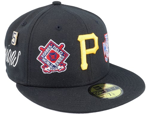 Pittsburgh Pirates 59FIFTY Historic Champs Black Fitted - New Era