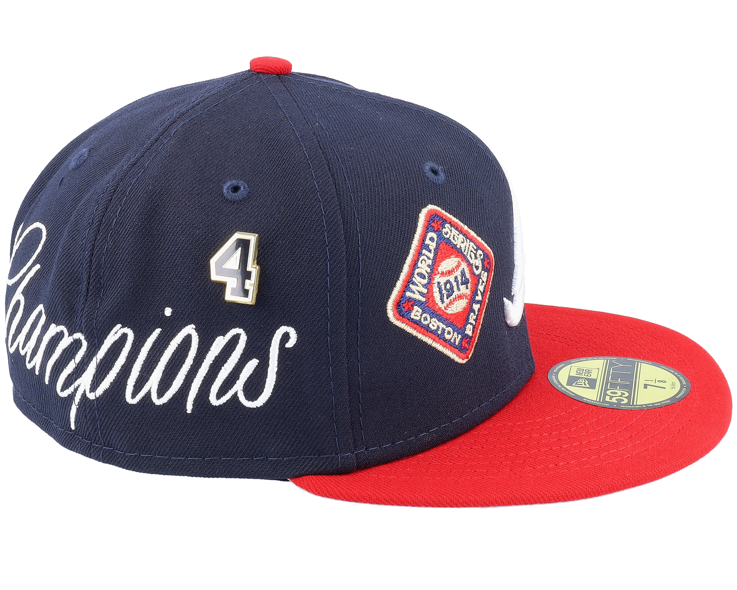 【US限定】NEW ERA 59FIFTY Atlanta Braves Historic ChampsNavy New Era Atlanta Braves Historic Champs 59FIFTY Fitted Hat